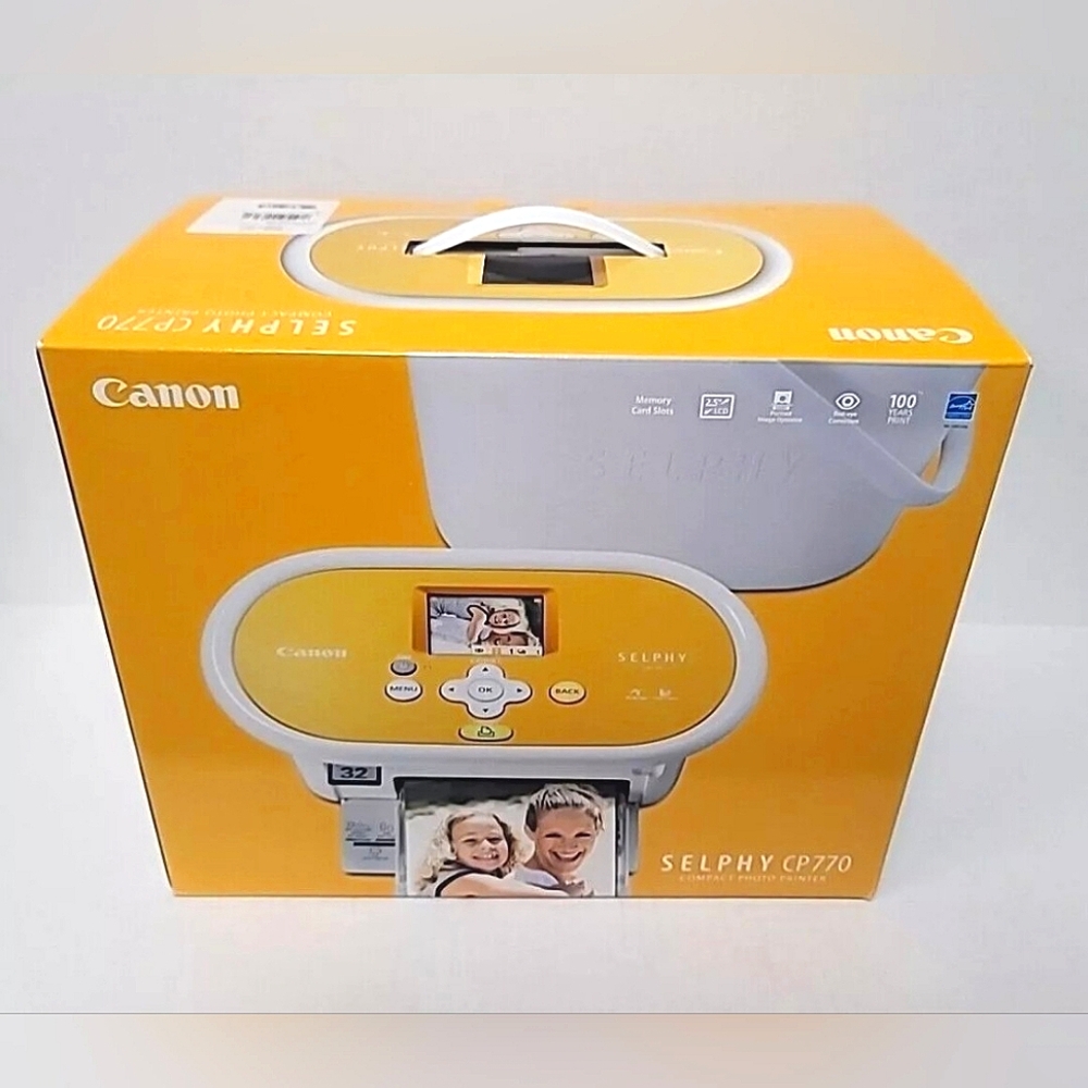 Canon SELPHY CP770 Inkjet Compact Portable Smart Photo Printer